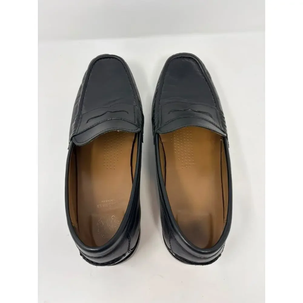 Cole Haan Pinch Maine Classic Black Leather Penny Loafers Men 11 M
